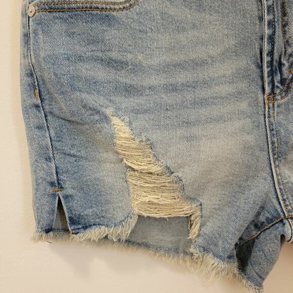 Kendall‎ & Kylie The Icon Short Distressed High-Rise Shorts Size 13/31 - Picture 4 of 10